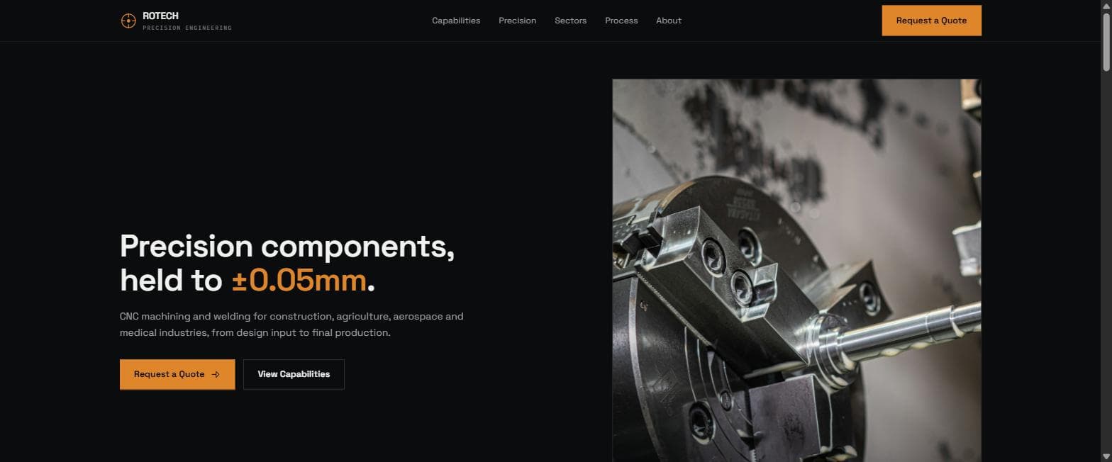 Rotech Precision Engineering cover